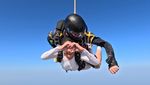 Seru Banget! Momen Febby Rastanty Skydiving di Dubai
