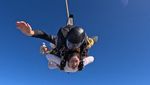 Seru Banget! Momen Febby Rastanty Skydiving di Dubai