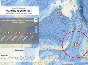 Video BMKG: Peringatan Dini Tsunami Dinyatakan Berakhir pada pukul 09.56 WIB