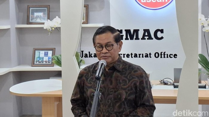 Gubernur DKI Jakarta Pramono Anung meresmikan Sekretariat Tetap Meeting of Governors and Mayors of ASEAN Capitals (MGMAC) di Balai Kota Jakarta. (Belia/detikcom)