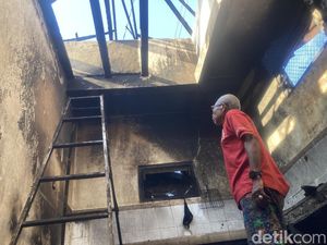 Rumah di Klungkung Ludes Terbakar, Kerugian Capai Rp 500 Juta