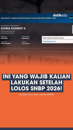 Video: Ini yang Wajib Dilakukan Setelah Lolos SNBP 2026!