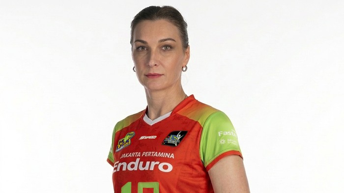 Jakarta Pertamina Enduro (JPE) menggandeng salah satu pemain andalan tim nasional Rusia, Irina Voronkova.