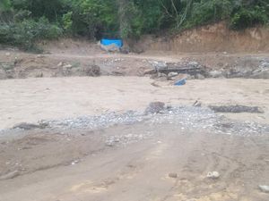 10 Desa di Aceh Tengah Kembali Terisolir Akibat Jembatan Darurat Hanyut