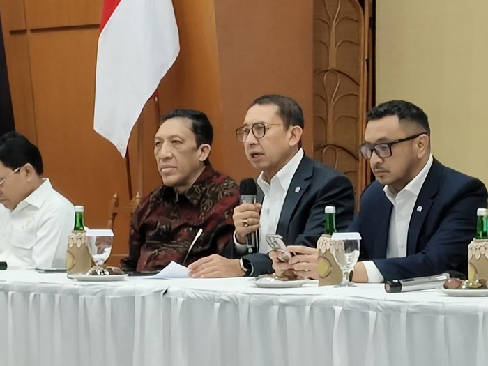 Jumpa Pers Dana Indonesiana Raya pada Kamis (2/4/2026).