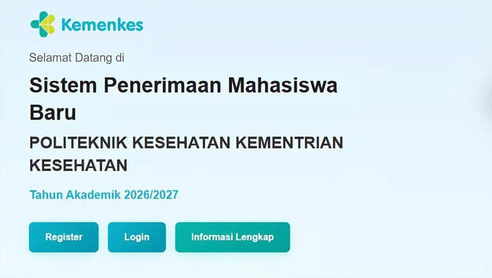 Laman SPMB Poltekkes Kemenkes