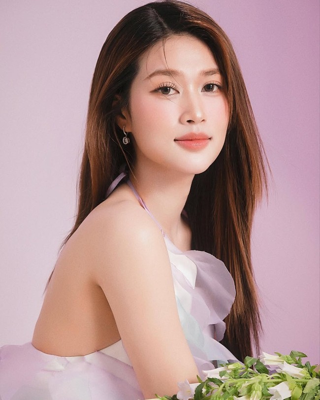Doan Thien An berkarier di dunia akting setelah menjuarai kontes kecantika Miss Grand Vietnam pada 2022. Foto: Instagram/@anthiendoan
