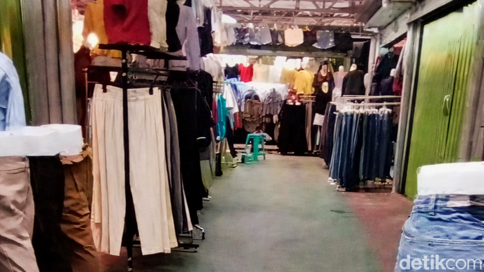 Suasana di Pajus Medan yang sepi pengunjung