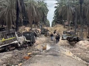 Ada 11 Titik Sumur Minyak Ilegal Terbakar di Muba, Identitas Pemilik Dikantongi