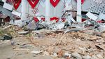 Penampakan Gedung KONI Sario di Manado Hancur Akibat Gempa M 7,6