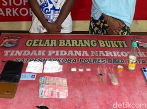 Sabu Dikubur di Samping Rumah, Pengangguran dan Pelajar Bima Dibekuk