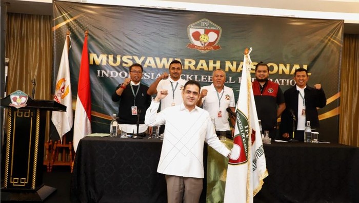 Ketua Umum Indonesia Pickleball Federation (IPF). Muhammad Nazaruddin akan memimpin IPF dala perioden 2026–2031, menggantikan Komarudin.
