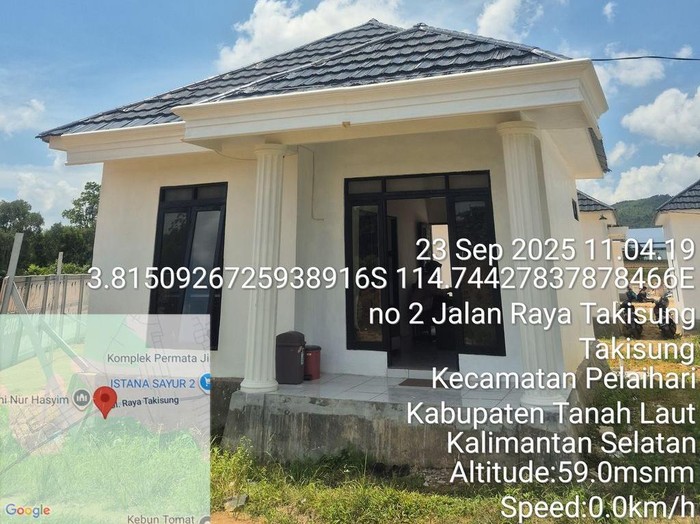 Rumah tipe 36 Rp 182 juta di Tanah Laut, Kalimantan Selatan.