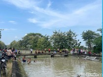 Pemotor Tenggelam di Kali Jenengan Grobogan Ditemukan Tewas
