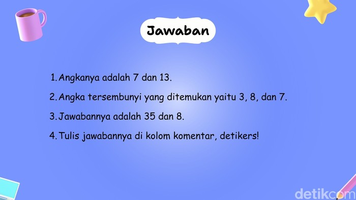 Asah Otak: Picingkan Mata, Angka Berapa yang Terlihat?
