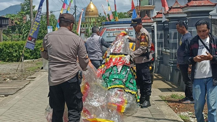 Balon udara yang meledak di Tulungagung