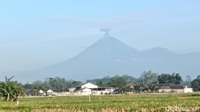Gunung Semeru erupsi
