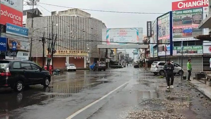 Jalan Kolonel Atmo Palembang yang akan dijadikan Car Free Night (CFN)