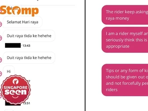 Bikin Risih! Kurir Makanan Ini Nekat Minta THR ke Pelanggan