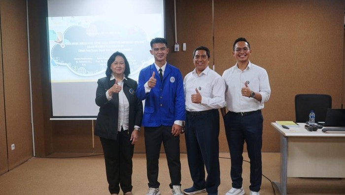 Momen sidang skripsi Pratama Arhan di Udinus, dapat gelar Sarjana Manajemen