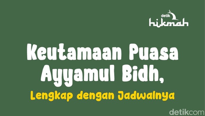 Puasa Ayyamul Bidh April 2026