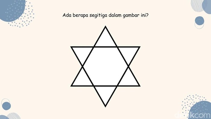 Ada Berapa Segitiga dalam Gambar Bertumpuk Ini? Cuma IQ Super yang Bisa Temukan Semua