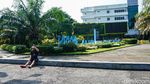 Rekreasi Murah, Alun-Alun Depok Dipadati Pengunjung
