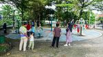 Rekreasi Murah, Alun-Alun Depok Dipadati Pengunjung