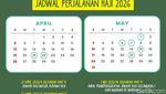 Jadwal Lengkap Perjalanan Haji 2026