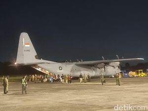 2 Jenazah TNI yang Gugur di Lebanon Tiba di Lanud Adisucipto