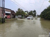 Demak Banjir Imbas Tanggul Sungai Tuntang Jebol, Ratusan Warga Ngungsi