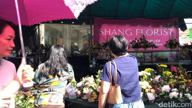 Stand Shang Florist di Palangka Raya. (Ayuningtias Puji Lestari)