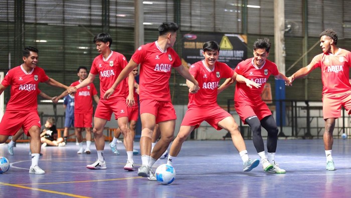 Momen pemusatan latihan Timnas Indonesia untuk Piala AFF Futsal Indonesia