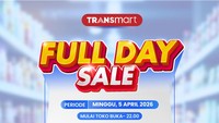 Transmart Full Day Sale Besok Datang Lagi Bosku! Serbu Gebyar Diskon 50% + 20%