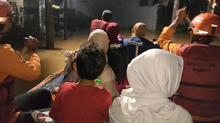 Banjir di Bogor. (Dok. ist)