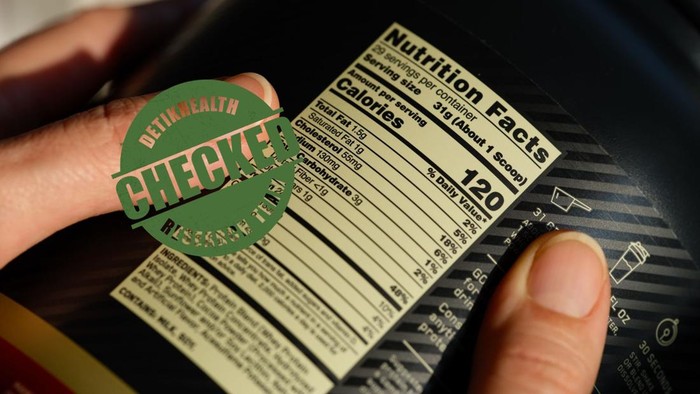 label nutrisi kolom gizi