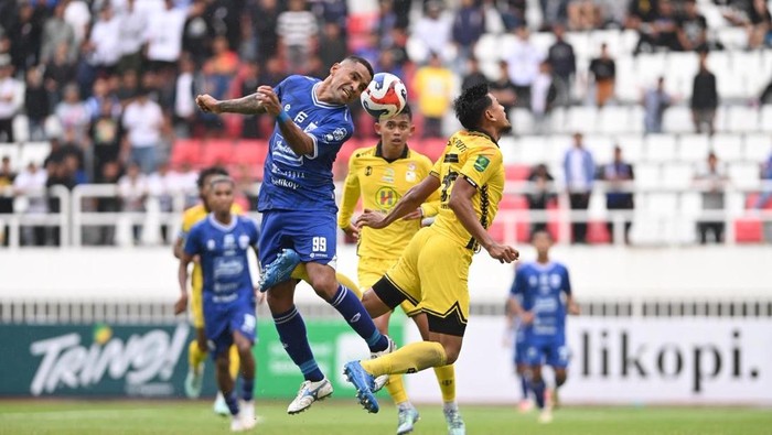Laga PSIS lawan Barito di Stadion Jatidiri Semarang, Minggu (5/4/2026).