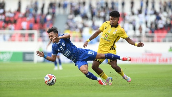 Laga PSIS lawan Barito di Stadion Jatidiri Semarang, Minggu (5/4/2026).