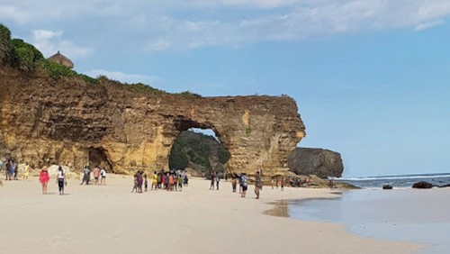 Pantai Mbawana di Sumba Barat Daya, NTT. (Tangkapan layar Google Maps)
