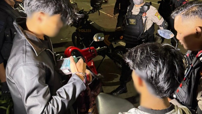 Patroli polisi di wilayah Jakarta Timur