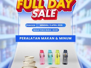 Peralatan Makan & Minum Banting Harga di Transmart Full Day Sale