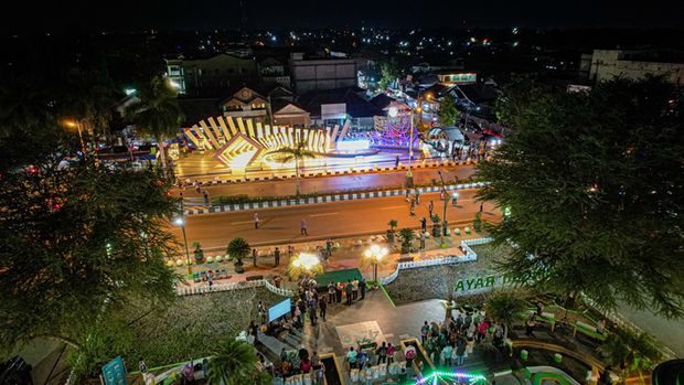 Tugu Nol Kilometer, Monumen dan Ikon Kota Banjarbaru. (MMC Kota Banjarbaru)