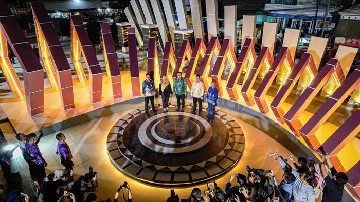 Tugu Nol Kilometer, Monumen dan Ikon Kota Banjarbaru. (MMC Kota Banjarbaru)