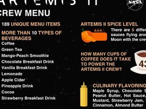 Mengintip Bekal Astronot dalam Misi Artemis II, Ada 189 Jenis Makanan