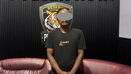 ESP, pelaku penganiayaan teman dekat mantan pacarnya berujung tewas di bengkel Jalan Raya Kuta, Badung. (Dok. Polresta Denpasar)