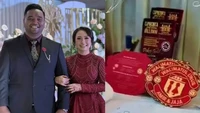 Viral Pernikahan Tema Manchester United, Pengantin Pria Rogoh Belasan Juta