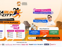 Tandain! Jogja Run D-City 2026 Digelar 24 Mei, Hadiahnya Total Puluhan Juta