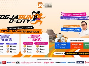 25 Juta Rupiah Menantimu di Jogja Run D-City, Yuk Ikut dan Menangkan!