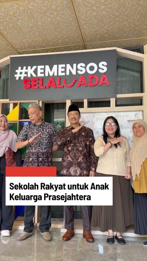 Saifullah Yusuf Dorong Sekolah Rakyat dengan Fasilitas Modern