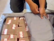 Gaya-gayaan Brigadir DA Pamer Duit Miliaran Diduga Hasil Tambang Emas Ilegal